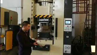 H frame cold impact extrusion press YIHUI brand #hydraulicpress #coldforging