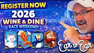 🔴 LIVE - runDisney Wine & Dine Registration Livestream - 02.10.2026