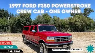 Ford F350 Crew Cab Power Stroke 4x4 1997 года с силовым агрегатом Banks Power Pack — один владелец