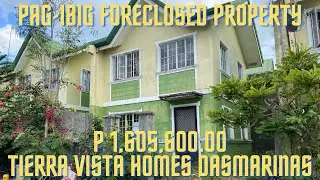 TIERRA VISTA HOMES DASMARINAS / MURANG BAHAY / PAGIBIGFORECLOSEDPROPERTY
