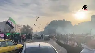 Celebrations in Damascus as rebels declare end of Assad rule in Syria