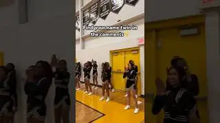 What’s your name?🏀 #basketball #basketballgame #cheer #highschoolbasketball #ballislife #basketball