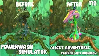 PowerWash Simulator | Alice's Adventures | Caterpillar's Mushroom | Part 112 (PC, Xbox, PS, Switch)