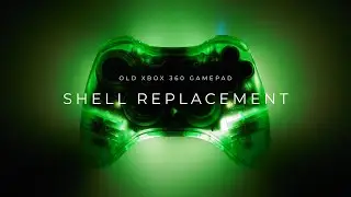 Xbox 360 Shell Replacement / 4.99$ shell from aliexpress (transparent green) / retro