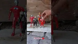 4 Ultramen vs city monster battle #Ultraman #Monster #DarkSciFi #Shorts