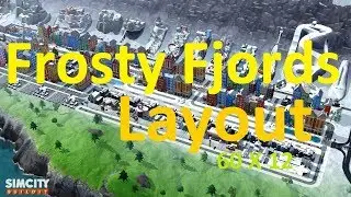 SimCity BuildIt Frosty Fjords Region Layout | Area60x12
