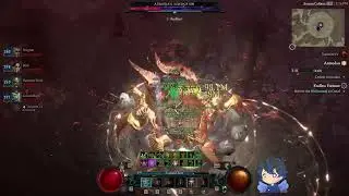 Diablo 4 Season 11 Azmodan World Boss Torment 4 Leap Earthquake Barbarian Gameplay (Jan 2026)