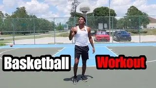 Raw Mic&rsquo;d Up Outdoor Basketball Grind! (Scoring Workout)