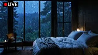 Soft Rain at Night for Deep Rest || Sleep Faster (No Thunder)