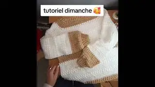Вязание крючком сверху вниз 🌺🧶 #вязаниекрючком #вязание #сделайсам #ручнаяработа #урок #faitmain