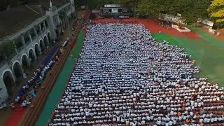 St Paul's high school Belgaum establishing guinness book of world record for largest reunoin