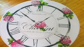 How I decoupaged my Glass table top with napkins