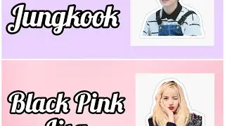 BTS Jungkook 💜💜 Vs Black Pink Lisa 💗💗/Bag 🛍️ /Bracelet /Watch ⌚/Cake 🎂/Phone cover 📱