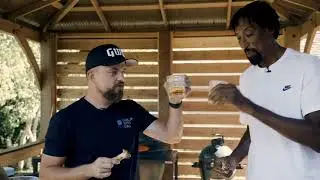 Tailgating with DIGITS Bourbon Scottie Pippen and Grillin_with_dad- Wings recipe