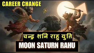 Saturn Chandra Rahu Yuti  Conjunction Brings BIG CAREER CHANGE