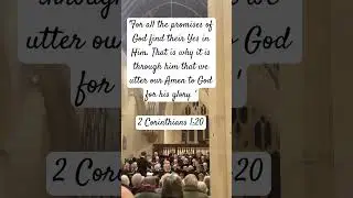 #British choir with angelic voices takeover a church in UK to sing #Amen. #music #hope #angels