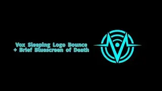 Vox Sleeping Screen | VoxTek Screensaver + Brief Bluescreen of Death and Reboot | Hazbin Hotel