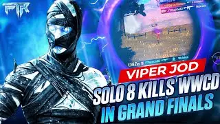 Solo 8 Kills WWCD POV 🔥 || 20 Kills Domination in Grand Finals 💀 || VIPERJOD 🚀