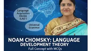 Noam Chomsky Theory / OSSTET / CTET/ UGC  NET /  B.Ed  / M.Ed/ CUET PG