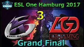 Keen Gaming vs LGD Game 3 | Grand Final | China Qualifier | ESL One Hamburg 2017