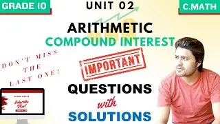 Compound Interest Class 10 in Nepali || Concept, Formula, Solution || Grade 10 Maths - Edusansaar