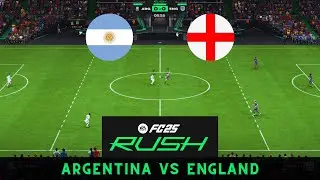 FC 25 - Rush Gameplay | Argentina vs England | PS5&trade; [FULL HD 1080P]