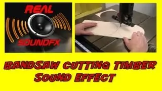 Bandsaw cutting timber or wood sound effect - realsoundFX