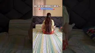 My Simple Work From Home Routine | Desi Corporate Girl 🍒 #nightshift #corporatelife #minivlog