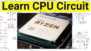 Learn CPU circuit diagram troubleshooting - Processor circuit power rail VCC_Core