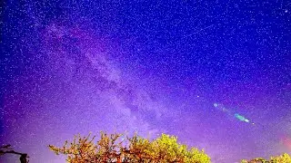 Der Sternenhimmel &uuml;ber Angersbach, n&ouml;rdlich von Fulda