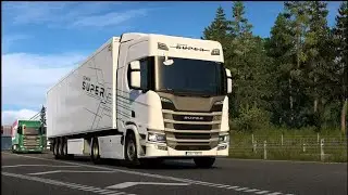 🚛 Euro Truck Simulator 2 | Realistic Container Delivery to Company | ETS2 Gameplay 🔥