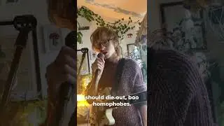little bit of a self own there my dude #queermusic #queermusician #nonbinary #queer #lgbtq #lgbt
