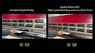 Baykal Press Brake with High Speed Bending and Low Mute Point vs. Standard Brake
