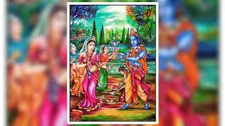 Radha Krishna Dol Utsav - Drawing | Easy watercolour painting for beginners | Holi Special Drawing