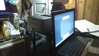 Smoke-testing my new laser printer on Debian 9