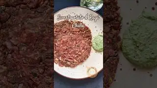 Sweet Potato Ragi Paneer Chilla | High Protein Healthy Breakfast | Gluten Free Recipe #shorts#recipe
