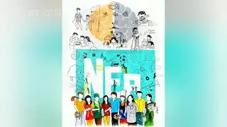 NEP Drawing | New education policy | NEP 2020 | NEP poster |Painting and Handmade poster on NEP 2020