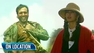 Maharaja On Location | Govinda | Manisha Koirala | Flashback Video