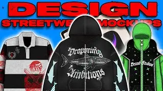 Design Streetwear Clothes For Your Brand | Speed Art and Tips
