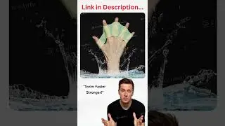 Silicone Swimming Fins Flipper with Webbed Gloves &ndash; Boost Swim Power & Speed No More Slow Laps!