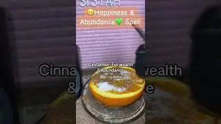 Happiness & Abundance spell #spellwork #spirituality #witchesofyoutube
