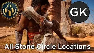 AC:Origins - All Stone Circle Locations ( Stargazer Trophy )