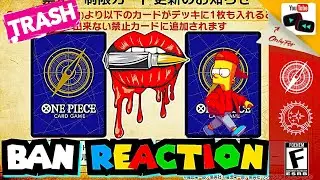 This One Piece Card Game Banlist Is Trash AF...(It Sucks Balls) | One Piece Ban List OP13