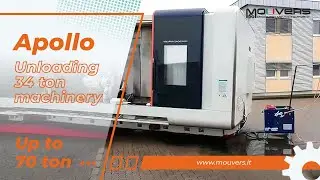 34 ton unloading with machinery skates Apollo