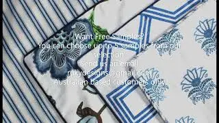 Free Fabric samples for Australian based customers