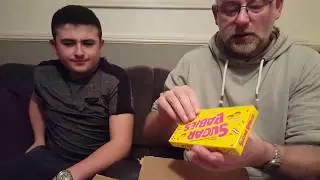 tasting sweets (candy) sent to us by a fan from Illinois usa