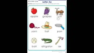 Letter Aa - Spectrum Phonics Readiness - FIRST EDU