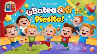 🎵 ¡BATEA EL PIESITO! | Canción Infantil Divertida para Bailar, Saltar y Aplaudir 🎉