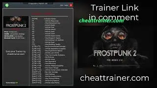 Frostpunk 2 Trainer Cheats +30 - Infinite Resources, Instant Build, Infinite Save Points