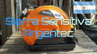 Sierra Sensitiva Argentec As214 2000w 355mm Cortando metal